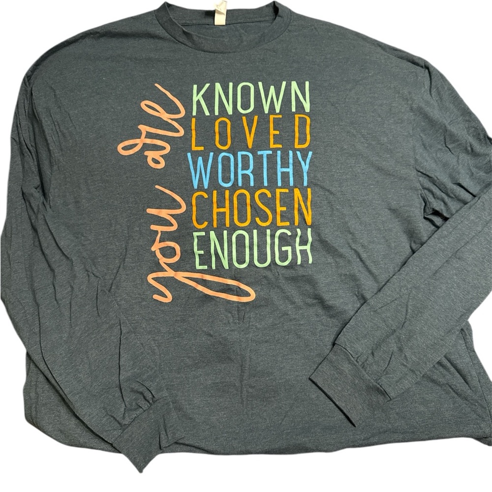 Inspirational Long Sleeve Tee
